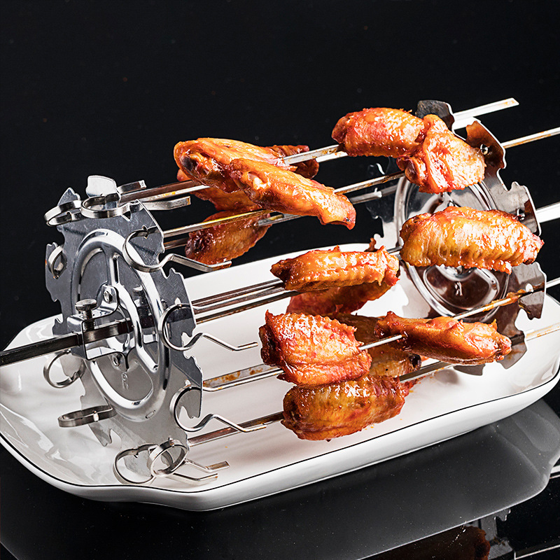 1Set Stainless Steel BBQ Kebab - Camping Cooking Candle recension och pris