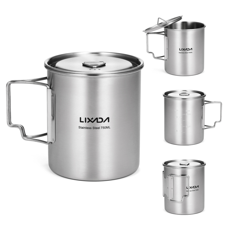 Lixada 750ml Cup Outdoor Stain - Camping Cooking Hardware recension och pris