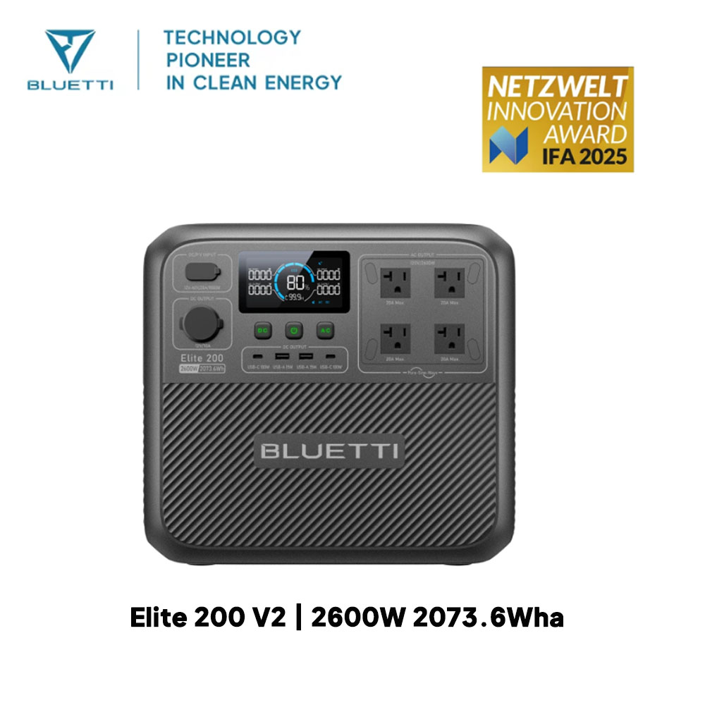【Renew】BLUETTI Elite 200 V2 Po - Camping Cooking Utensils Kit recension och pris