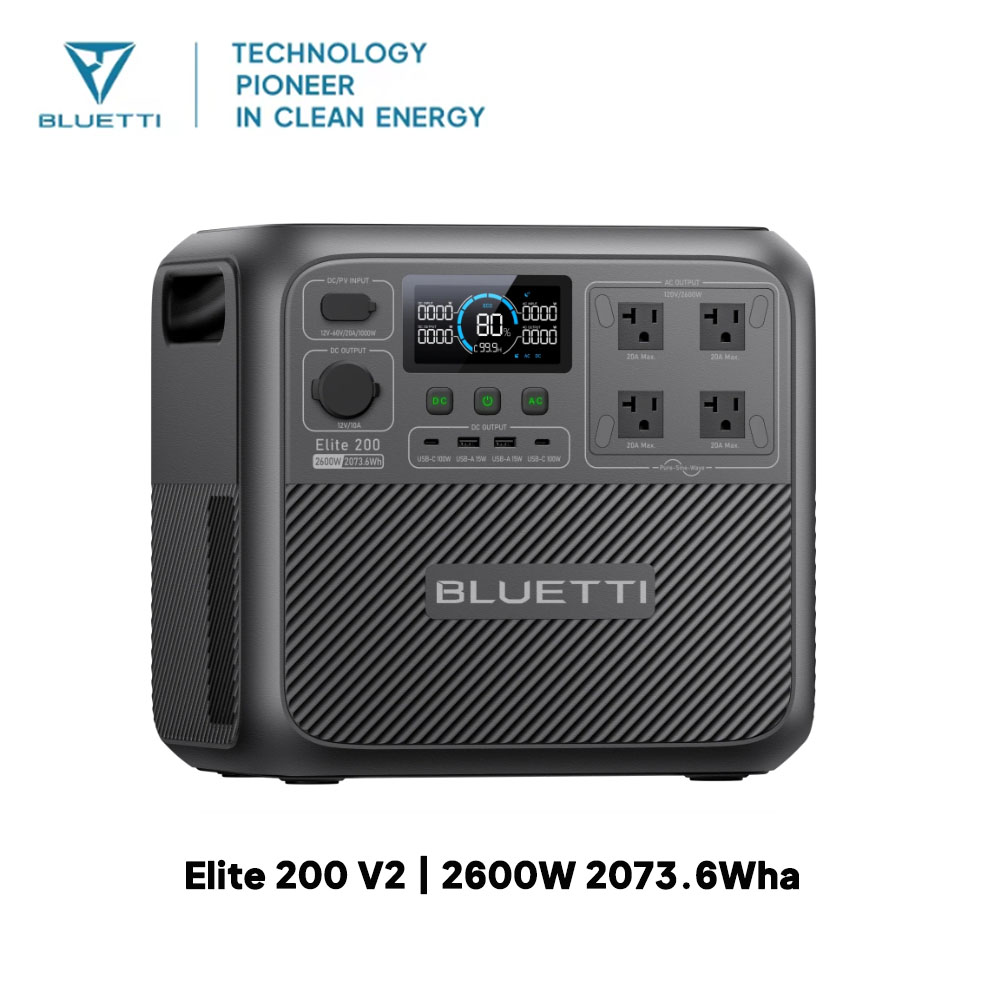 【Renew】BLUETTI Elite 200 V2 Po - Camping Cooking Utensils Kit recension och pris