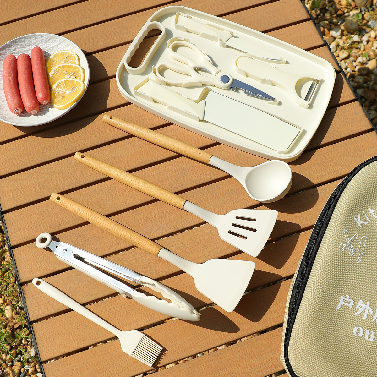 Portable Outdoor Picnic Set Kn - Camping Cooking Container recension och pris