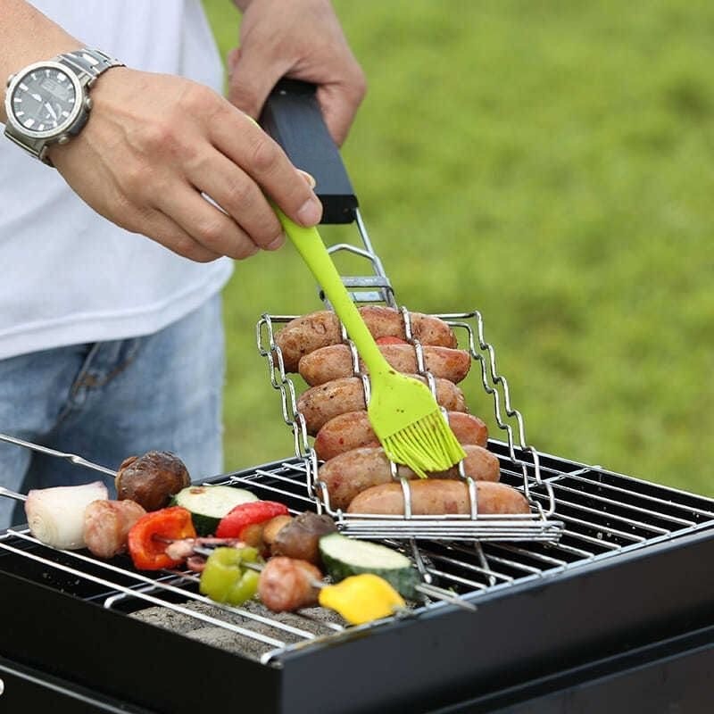 Portable Camping BBQ Grill Com - Camping Cooking Portable recension och pris