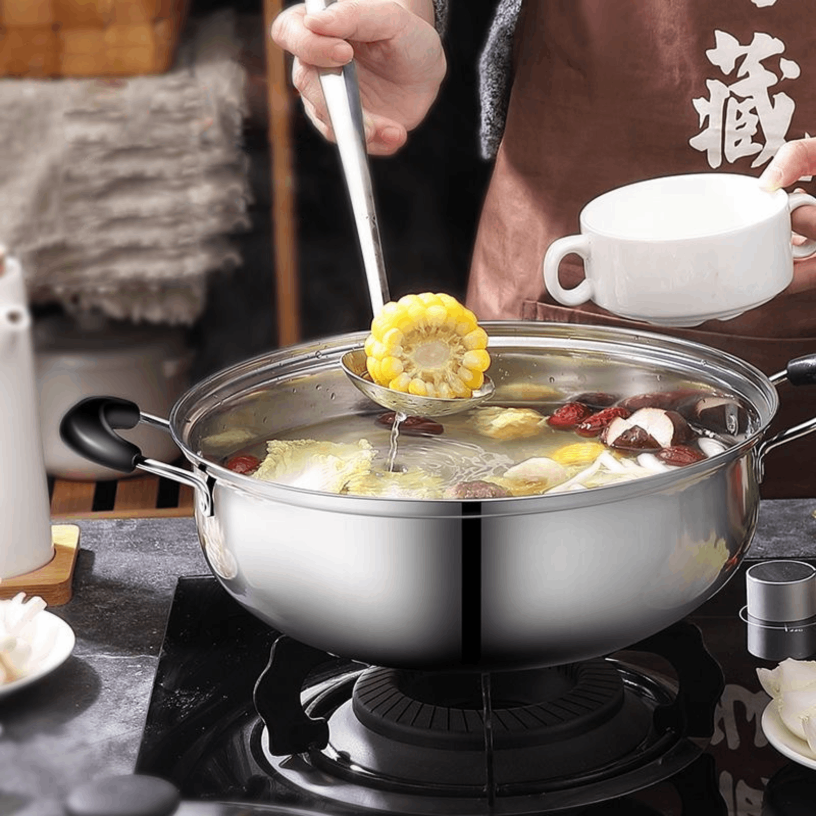 Chinese Shabu Shabu Pot Cookin - Camping Cooking Kitchen recension och pris