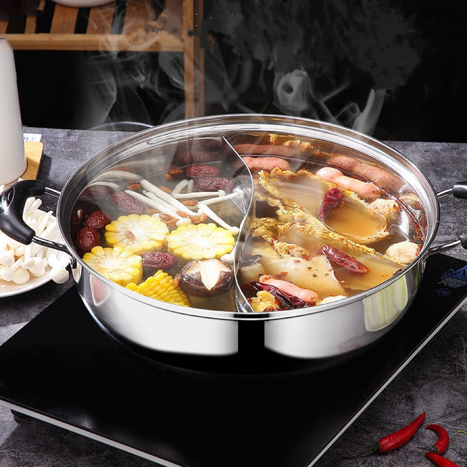 Chinese Shabu Shabu Pot Cookin - Camping Cooking Kitchen recension och pris