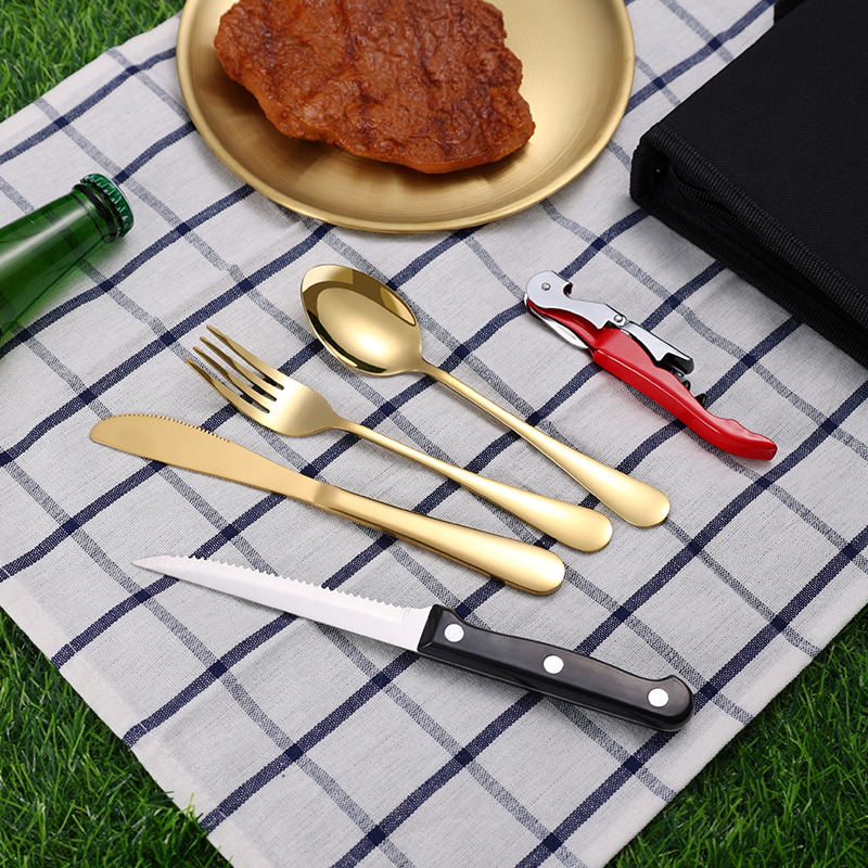 10Pcs Camping Tableware Set 30 - Camping Cooking Utensils Kit recension och pris