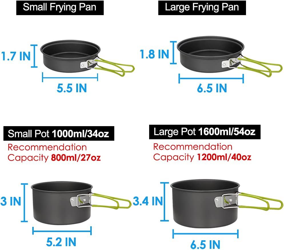 Outdoor cooking pot camping ut - Camping Cooking Materials recension och pris