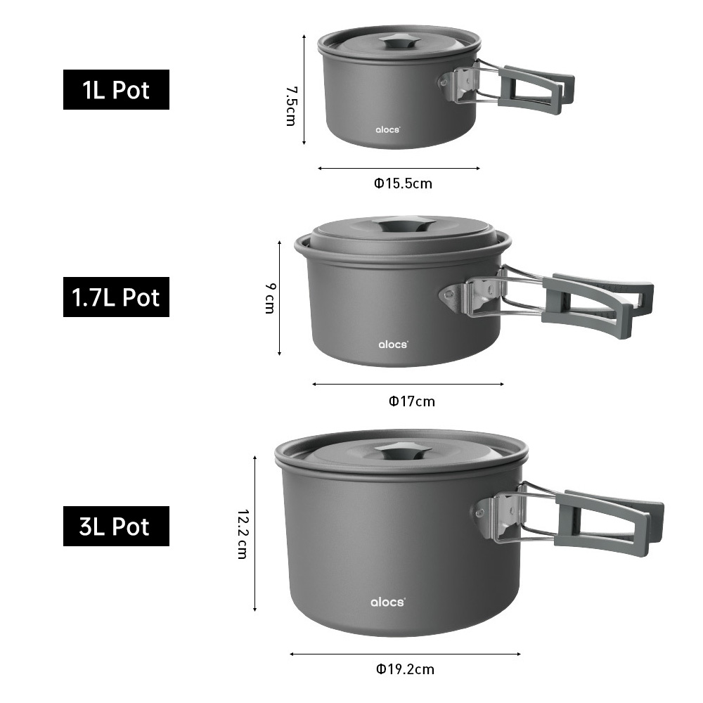 Camping Cooking Pot Aluminum A - Camping Cooking Hardware recension och pris