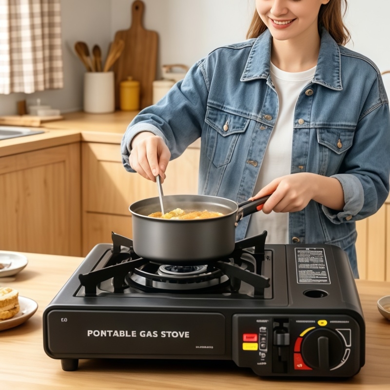 Portable Windproof Cassette St - Camping Cooking Container recension och pris