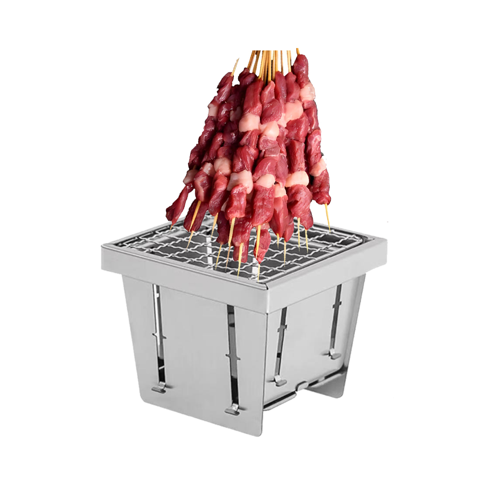 Portable BBQ Charcoal Grill St - Camp Grill Portable Folding recension och pris