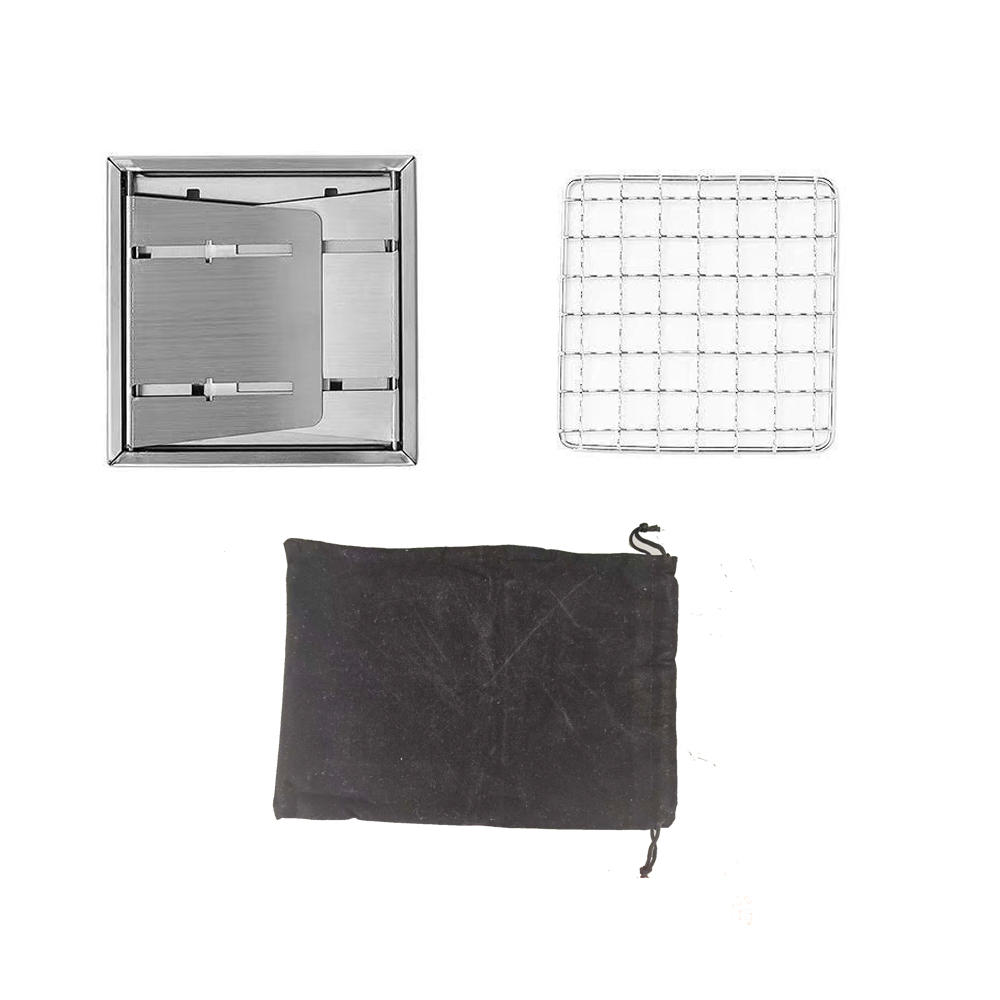 Portable BBQ Charcoal Grill St - Camp Grill Portable Folding recension och pris