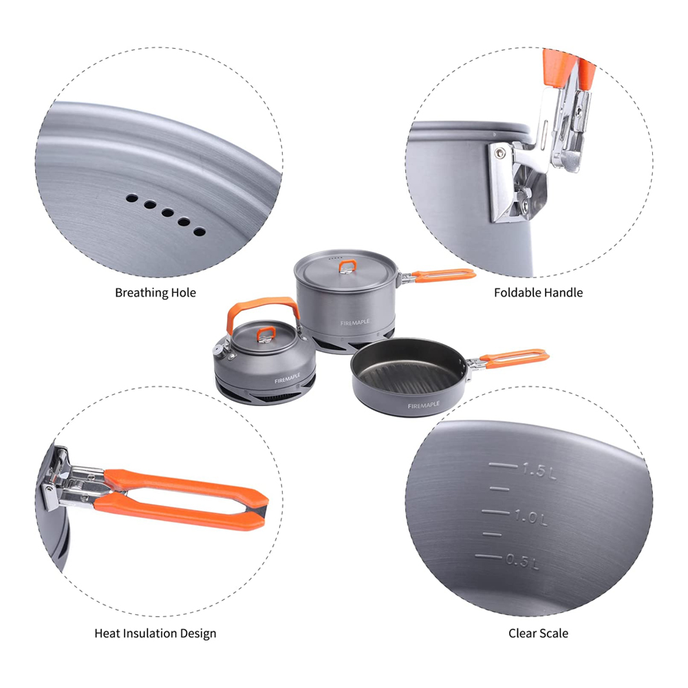 Fire Maple Camping Cookware Ut - Camping Cooking Hardware recension och pris