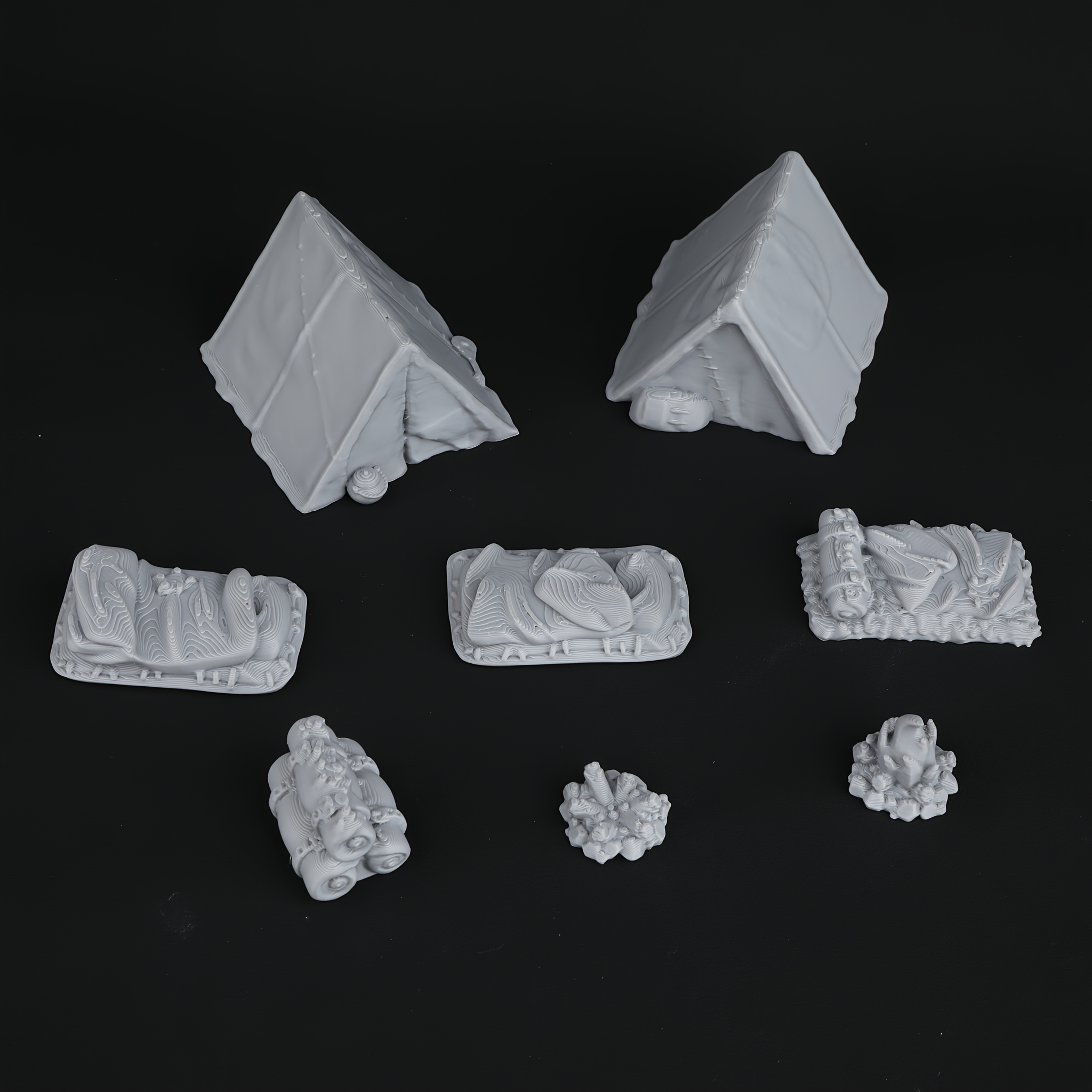 8pcs RPG Adventurer's Camp Min - Camping Cooking Utensils Kit recension och pris