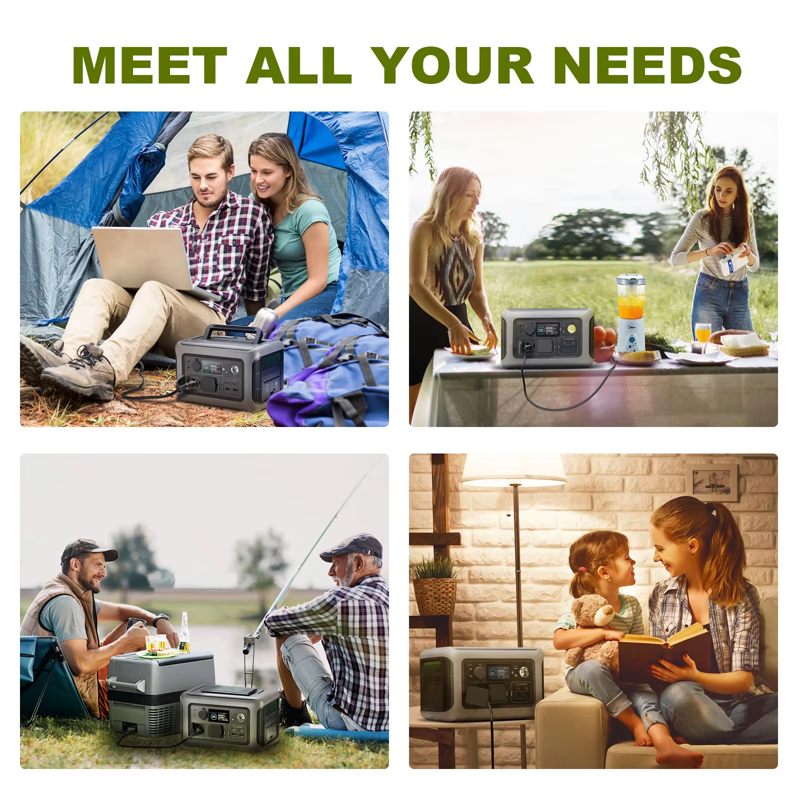 ALLPOWERS R600 299Wh 600W LiFe - Camping Cooking Utensils Kit recension och pris