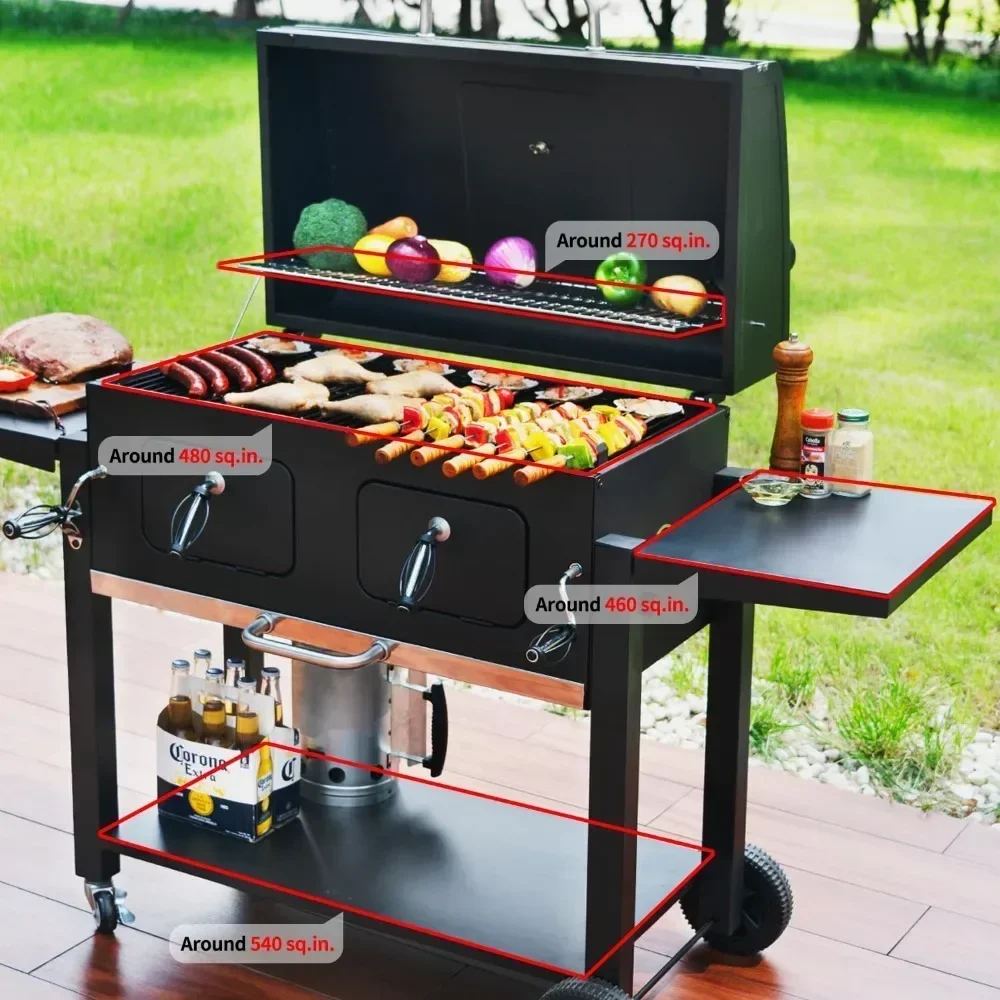 L # For Charcoal Grill ,Outdoo - Camping Cooking Materials recension och pris