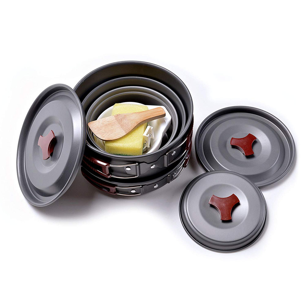 Outdoor Camping Cookware Kit N - Camping Cooking Candle recension och pris