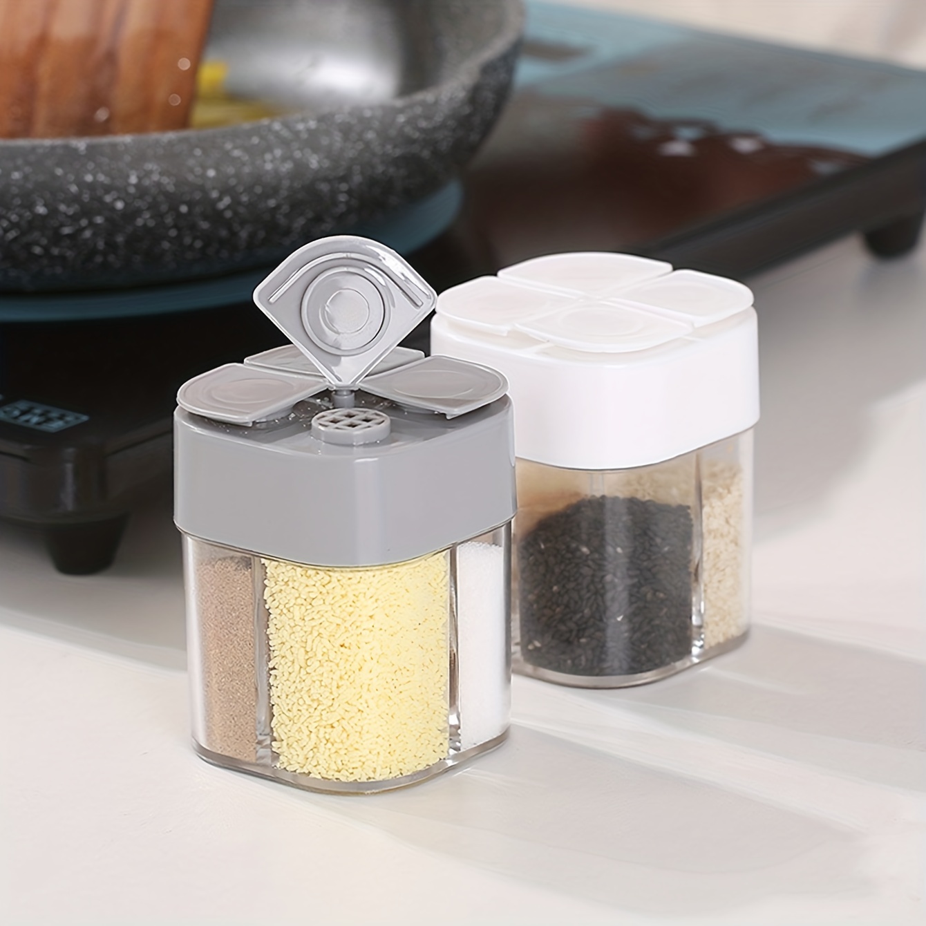 4in1 Camping Seasoning Shaker  - Camping Cooking Container recension och pris