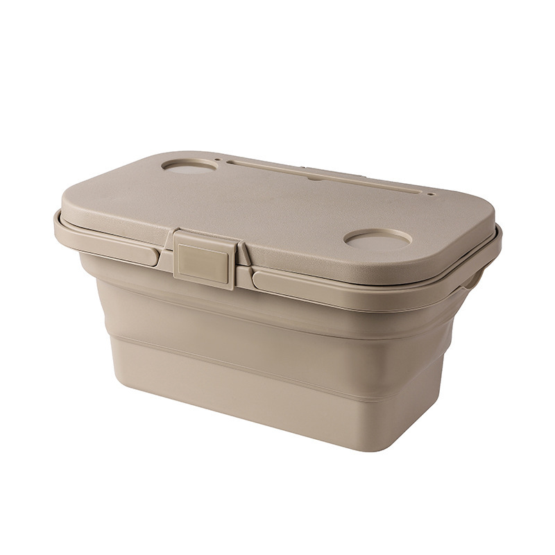 Folding Camping Box Multi-Func - Camping Cooking Table With Storage recension och pris